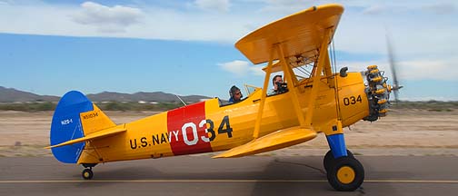 Stearman IB75A N51034, Copperstate Fly-in, October 23, 2010